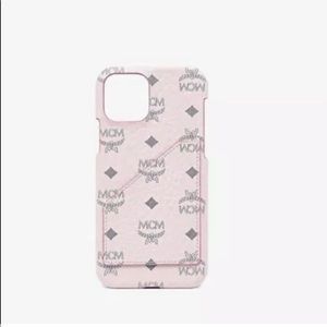 MCM soft pink iPhone pro 11 case.  Perfect for summer! NWT